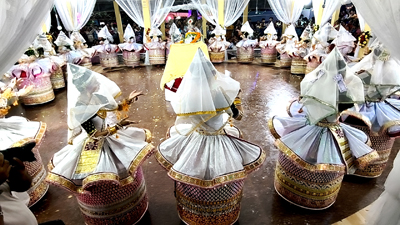 Rash Purnima festival being observed at Radha Madhav Mandir in Radhanagar area of Agartala on November 5.